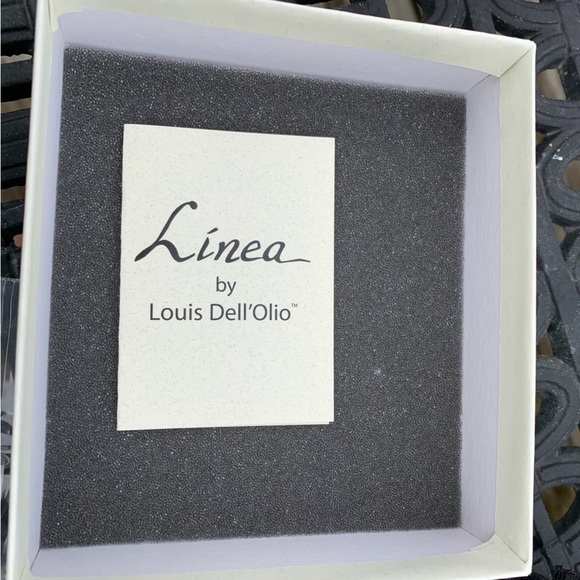 🆕 Linea by Louis Dell’olio Link Earring Set Silver Gunmetal & Goldtone Clip on - Picture 3 of 7